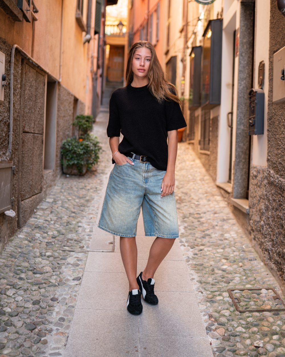 Jorts hellblau Vintagewäsche